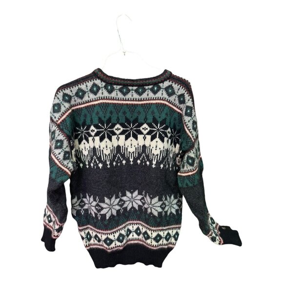 Vintage 90s Dale Of Norway Pure New Wool Sweater Mens Large Grandpa Christmas - Picture 11 of 11